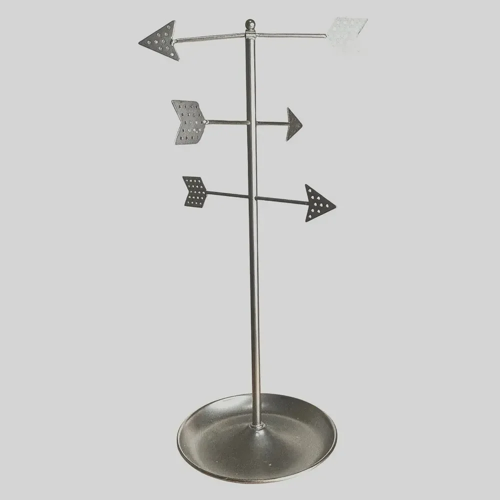Umbra 3 Tier Silver Tone Arrows Stand Organizer